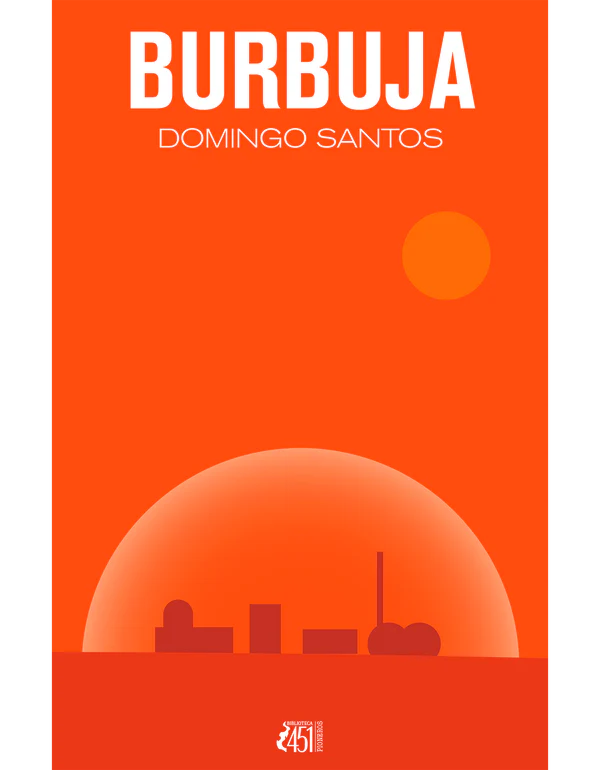 Portada de Burbuja por Domingo Santos