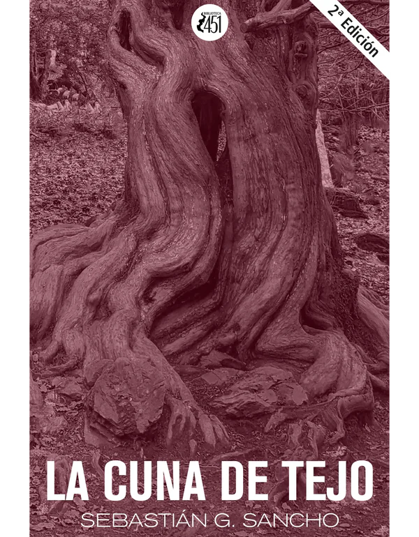 Portada de La cuna del tejo por Sebastián G. Sancho